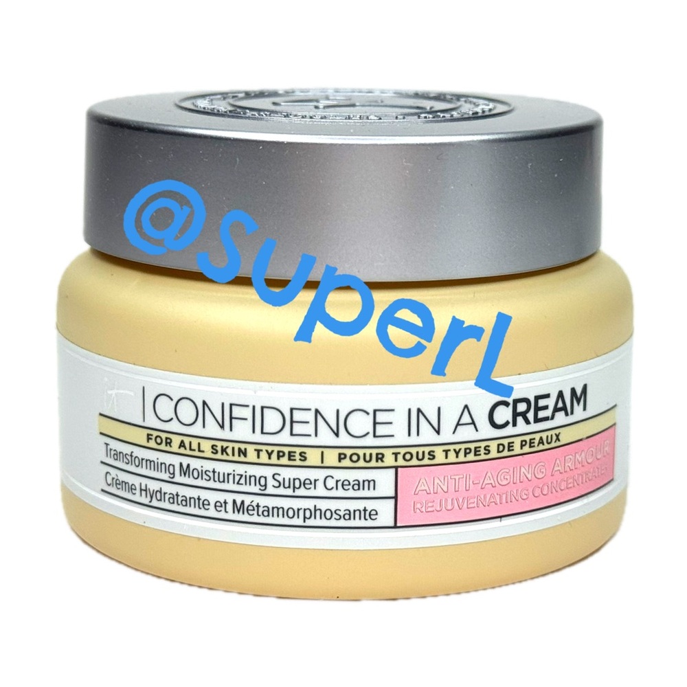 NEW IT Cosmetics Confidence in a Cream Anti Aging Moisturizer Lotion Primer